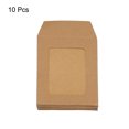 thumbnail image 3 of Unique Bargains 3'' Clear Single Sided Mailing Photos Full Face Window Envelopes, Brown 10 Pack, 3 of 5