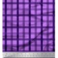thumbnail image 1 of Soimoi Poly Georgette Fabric Check Check Print Fabric by the Yard 52 Inch Wide, 1 of 5
