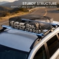 thumbnail image 4 of HOMCOM 165lbs Roof Top Rack 2 PC Aluminum Cross Bars Lockable Adjustable, 4 of 10