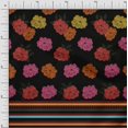 thumbnail image 1 of oneOone Cotton Silk Fabric Stripe & Floral Panel Decor Fabric Printed BTY 42 Inch Wide, 1 of 1