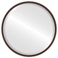 thumbnail image 1 of Miroir Rond Encadré London - Noyer Noir - 25 Pouces x 25 Pouces, 1 of 7