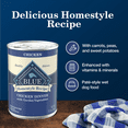 thumbnail image 4 of Blue Buffalo Homestyle Recipe Adult Wet Dog Food, Chicken Dinner, 12.5-oz. Can, 4 of 11