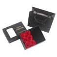 thumbnail image 4 of lionlar Rose Flower Jewelry Box Jewelry Storage Case for Birthday Wedding Valentines Black, 4 of 9