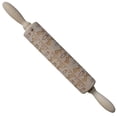 thumbnail image 1 of TIMIFIS Rolling Pin Wooden Easter Bunny Carrot Rolling Pin Printed Dough Stick Kitchen Gadgets, 1 of 2