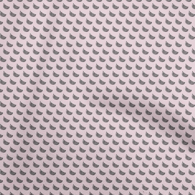 oneOone Rayon Light Pink Fabric Fruits Craft Projects Decor Fabric Printed By The Yard 56 Inch Wide