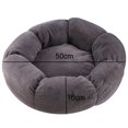thumbnail image 2 of Lit pour Animaux Rond Chaud Antidérapant Doux Lit de Sommeil pour Chat Coussin pour Chiot Lit Nid pour Chat, 2 of 6