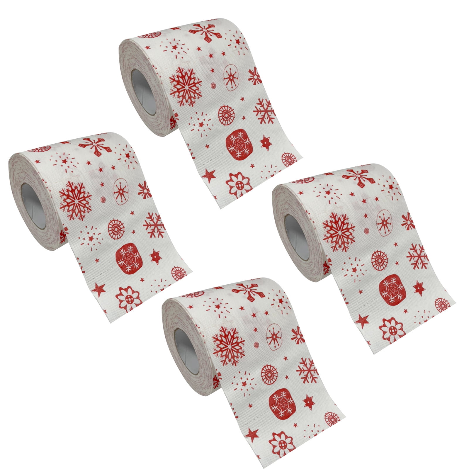 Agiferg Home Santa Claus Bath Toilet Roll Paper Christmas Supplies Tissue Roll