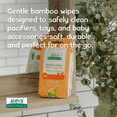 thumbnail image 2 of Aleva Naturals Bamboo Baby Pacifier & Toy Wipes - 30 Count, 2 of 5
