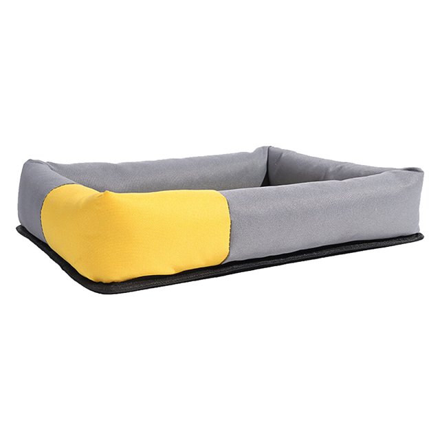 Tapis de Couchage d'Été Portable Résistant à l'Humidité Coussin de Couchage Portable Confortable Couverture Respirante Accessoire Pelouse Extérieure Jaune L
