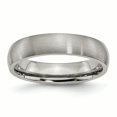 thumbnail image 1 of Bague en Titane Brossée 5mm Taille 8.5, 1 of 7