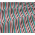 thumbnail image 4 of oneOone Viscose Jersey Fabric Multicolor Stripe Print Fabric BTY 60 Inch Wide, 4 of 4