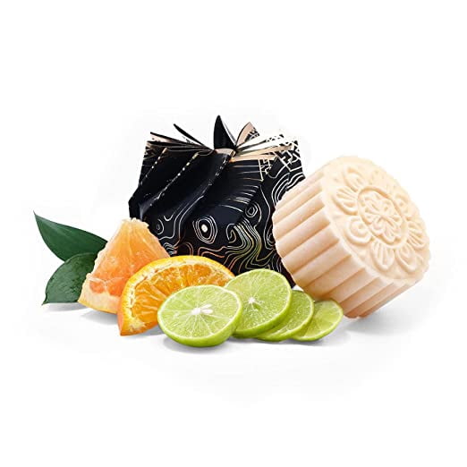 VIORI Shampoo Bar, Citrus Yao - Handcrafted with Longsheng Rice Water & Natural Ingredients - Sulfate-free, Paraben-free, Cruelty-free, Phthalate-free, pH balanced 100% Vegan, Zero-Waste