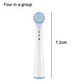 thumbnail image 2 of SNNROO Têtes de Brosse à Dents Électriques de Rechange Recharge 4 Unités, 2 of 5