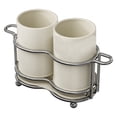 thumbnail image 3 of Fridja Home Decor Kitchen Countertop Tool Stand Knife and Spoon Drying Rack Hygienic Kitchen Tool Caddy Stainless Steel Cutlery organizer, 3 of 6