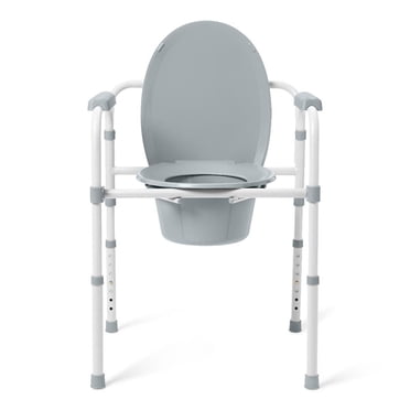 Medline 3-in-1 Elongated Folding Commode