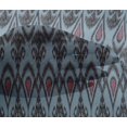 thumbnail image 4 of oneOone Viscose Chiffon Fabric Ogee Ikat Print Fabric BTY 42 Inch Wide, 4 of 4