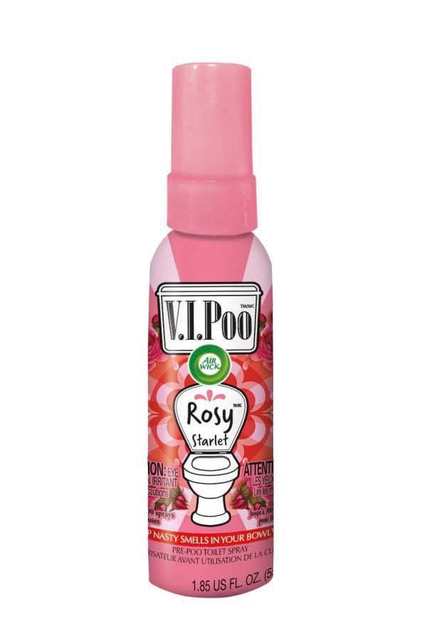 Air Wick VIPOO Vaporisateur Parfumé pour Toilettes, Starlette Rose, Vaporisateur avant d'Aller aux Toilettes