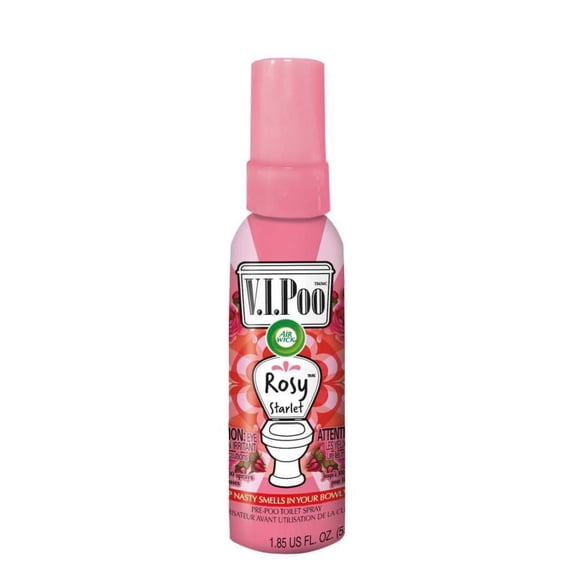 Air Wick VIPOO Toilet Perfume Spray, Rosy Starlet, Pre-Poop Spray