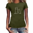 thumbnail image 1 of T-shirts Graphiques pour Femmes Mode Hauts pour Femmes Manches Courtes Blouse Ample Col Rond T-Shirt Imprimé T-Shirt Hauts Chemises à Manches Courtes pour Femmes T-Shirts Sois Gentille pour Femmes Chemisiers à Manches Courtes pour Femmes, 1 of 4