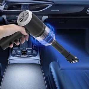 Dvkptbk Aspirateur de voiture 5000Pa Aspirateur de voiture sans fil USB Chargement 1200Mah Appareils de nettoyage portatifs Mini Accessoires pour voitures de ménage nettoyantes à vide humide et à sec