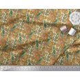 thumbnail image 2 of Soimoi Rayon Fabric Leaves, & Parrot Bird Print Fabric by the Yard 56 Inch Wide, 2 of 3