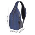 thumbnail image 3 of LSLJS Sling Sac à Bandoulière Sac à Dos Sling Sac de Voyage Randonnée Sac de Poitrine, Sac de Poitrine, 3 of 7