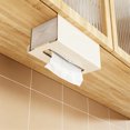thumbnail image 1 of weibbin Wood Wall Mounted Tissue Storage Shelf for Kitchen Roll Paper Holder No Punching,Green, 1 of 6