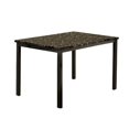 thumbnail image 1 of Benzara BM123283 Colman Table à Manger Moderne&44; Noir - 30 x 30 x 48 Po., 1 of 1