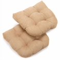 thumbnail image 2 of Coussin de Chaise de Salle à Manger Capitonné en Microsuède en Forme de U de 19 Po (Ensemble de 2), 2 of 3