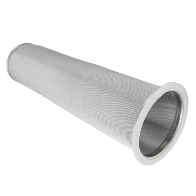 Cold Brew Coffee Filter Cold Brew Coffee Strainer Cone Cold Brew Coffee Filter Mesh Coffee Brew Infuser 304 Stainless Steel Cold Brew Coffee Filter Cone Mesh With White Rubber