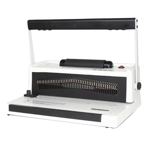 S20A Electric Card Loose-Leaf Punching Machine Spiral Plastic Ring Binding And Punching Machine Single Coil Binding Machine ,Pinpoint Punching