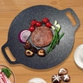 thumbnail image 3 of Classification de Produit Plateaux de Cuisson et Plateaux Titre de Produit Poêle Ronde Antiadhésive pour Gril BBQ Coréen d'Intérieur Poêle à Frire et à Cuire Multifonction pour Maison Cuisine Camping 1 Pce, 3 of 3