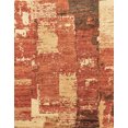 thumbnail image 1 of Ahgly Company Indoor Rectangle Abstract Orange Patchwork Area Rugs, 8' x 12', 1 of 6