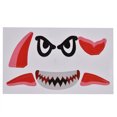 thumbnail image 1 of XYCCA Autocollant Drone Requin pour DJI Mavic Pro Spark Phantom Quadcopter Rouge Bouche-0824, 1 of 3
