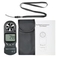 thumbnail image 3 of Amdohai 8 in 1 Handheld Digital Anemometer Wind Speed/Temperature/Humidity/Wind Chill/Heat Index/Dew Point/Barometric Pressure/Altitude Meter with LCD Backlight--Black, 3 of 8