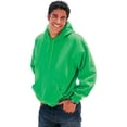 thumbnail image 2 of Big Boys' Heavy Blend Hooded Pocket Sweatshirt, Purple, X-Small, 2 of 2