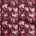 thumbnail image 1 of oneOone Georgette Viscose Maroon Fabric Abstract Sewing Craft Projects Fabric Prints By Yard 42 Inch Wide, 1 of 4