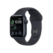 Apple Watch Series SE 2nd Generation (GPS 44mm) Midnight Aluminum Case with Midnight Sport Band | Certified Refurbished Grade A