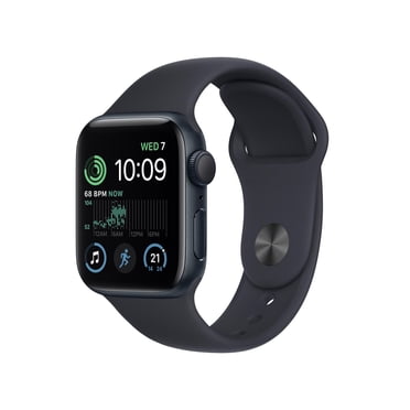 Apple Watch Series SE 2nd Generation (GPS 44mm) Midnight Aluminum Case with Midnight Sport Band | Certified Refurbished Grade A