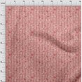 thumbnail image 3 of oneOone Viscose Chiffon Peach Fabric Geometric Texture Craft Projects Decor Fabric Printed By The Yard 42 Inch Wide, 3 of 4
