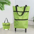 thumbnail image 1 of Foldable Hand Pull Cart With Wheels Lightweight Wagon For Home Garden Portable Trailer, 1 of 6