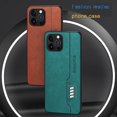 thumbnail image 3 of TONDAR Fashion Leather Texture Shockproof Case Ultra Light Back Cover for iPhone 13 Pro (Green), 3 of 8