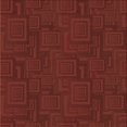 thumbnail image 1 of Ahgly Company Machine Washable Indoor Square Transitional Dark Red Area Rugs, 7' Square, 1 of 7