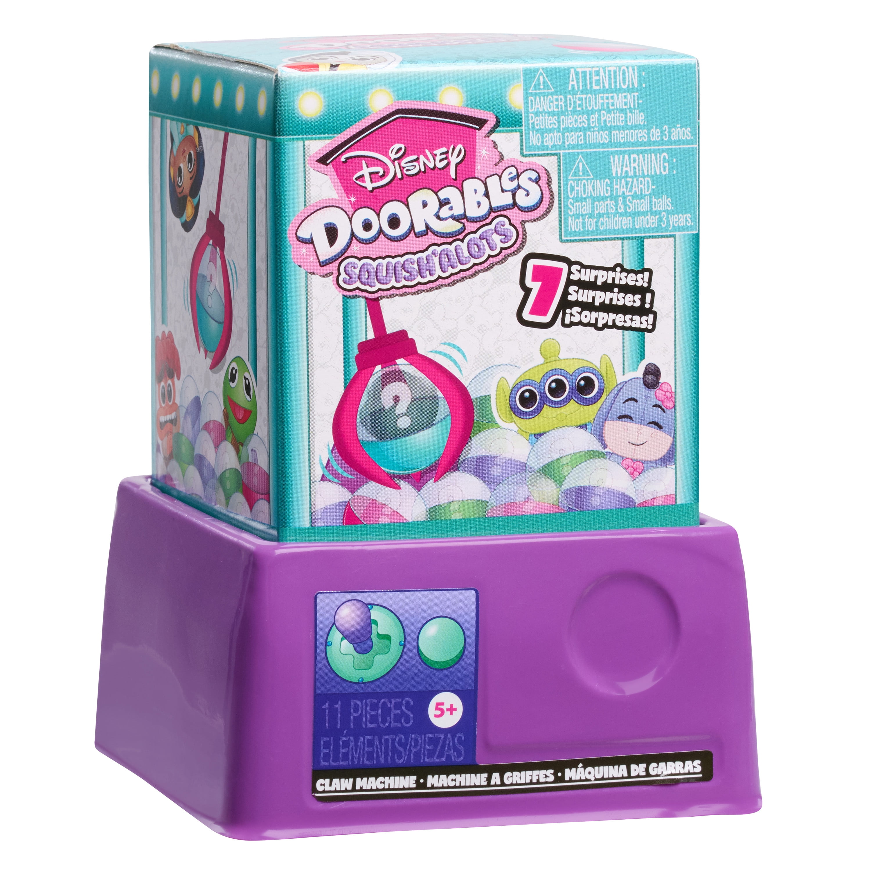 Machine à pince Disney Doorables avec figurines à collectionner et 11 accessoires, jouets pour enfants de 5 ans et plus par Just Play