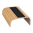 thumbnail image 3 of yuksok Sofa Arm Tray Couch Arm Tray Table Wood Fruit Portable Table Couch Arm Table beige, 3 of 8