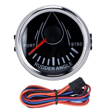 Angle de Gouvernail, 52mm Indicateur d'Angle de Gouvernail de Bateau Universel Jauge d'Angle de Gouvernail Optimisée pour l'Excellence