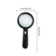 thumbnail image 3 of black 12 Led High-Definition Reading Glasses For Elderly With Lights #6wi02, 3 of 9