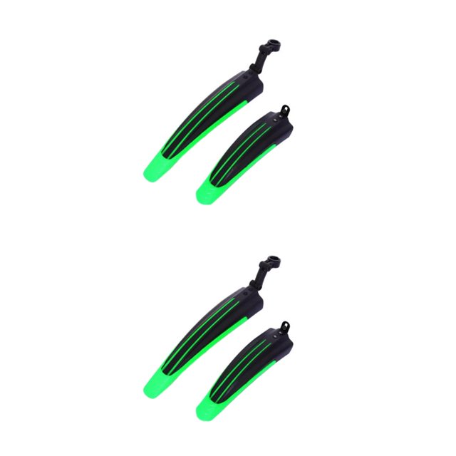 Decodeary 2x Garde-Boue d'Aile de Vélo Réglable et une Protection Fiable pour Vélo Vert Tendre Approprié 2Set