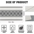 thumbnail image 3 of Placemats Black White Stripe Placemats Set of 4 Simple Geometric Place Mats Boho Farmhouse Linen Table Mat for Kitchen Dining Party Table Home Decoration Size 12x18 Inches, 3 of 6