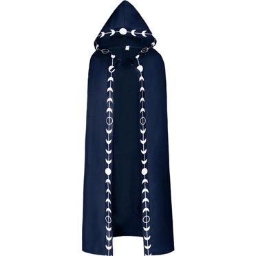 EGNMCR Hooded Sweatshirts for Men, Men's Hoodie Casual Long Sleeve Men Halloween Solid Casual Hooded Atmosphere Five-color Sloak Cosplay Costume Cloak Men Blouse